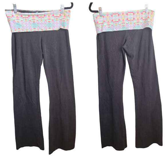 PINK Victoria's Secret Pants - VICTORIA'S SECRET VINTAGE Y2K FOLD OVER YOGA PANTS